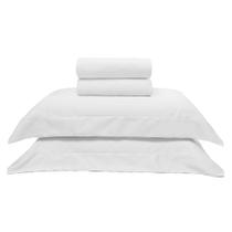 Jogo de cama queen 400 fios elegance - branco