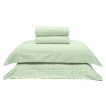 Jogo de cama queen 400 fios elegance - verde 120109