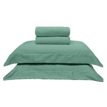 Jogo de cama queen 400 fios elegance - verde 165815