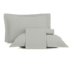 Jogo de Cama Queen Acetinado Altenburg - Cimento Queimado Jogo de Cama Queen Acetinado Altenburg - Cimento Queimado