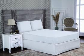 Jogo de Cama Queen Altura 30cm Branco