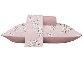 Jogo de Cama Queen Atlântica Delicata Rosa 3 Peças