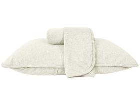 Jogo de Cama Queen Atlântica Mescla Urban Bege 3 Peças