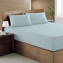 Jogo de Cama Queen Basic 3 Peças Azul Jogo de Cama Queen Basic 3 Peças Azul
