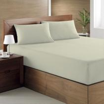 Jogo de Cama Queen Basic 3 Peças Marfim Jogo de Cama Queen Basic 3 Peças Marfim