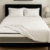 Jogo de Cama Queen C/E SPA 300 fios Branco