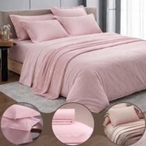 Jogo de Cama Queen Corttex Living Art 300 Fios Cetim Algodão Jogo de Cama Queen Corttex Living Art 300 Fios Cetim Algodão