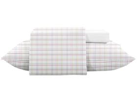 Jogo de Cama Queen de Poliéster Jolitex 300 Fios Toque de Seda Branco 3 Peças
