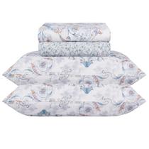 Jogo de Cama Queen Duplo 4 Peças 250x240cm Aurea 140 Fios Realce Premium Sultan Jogo de Cama Queen Duplo 4 Peças 250x240cm Aurea 140 Fios Realce Premium Sultan