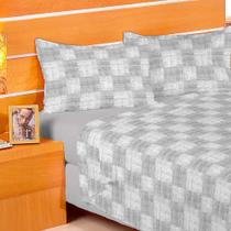 Jogo de Cama Queen Duplo Encanto Arabesco Azul Jogo de Cama Queen Duplo Encanto Arabesco Azul