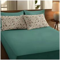 Jogo De Cama Queen Estampado 100 Algodão 3pçs Comfort