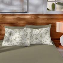 Jogo De Cama Queen Estampado 100 Algodão 3pçs Premium Jogo De Cama Queen Estampado 100 Algodão 3pçs Premium