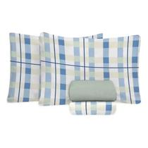 Jogo de Cama Queen Estampado Duplo Premium Plus 100% Algodão