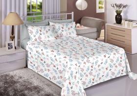 Jogo de cama queen estampado Premium Plus com 4 peças 100% algodão. Jogo de cama queen estampado Premium Plus com 4 peças 100% algodão.