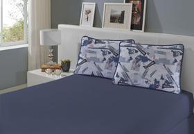 Jogo de Cama Queen Fio 30/1 Europa 100% Alg. Edromania