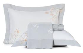 Jogo de Cama Queen Flor de Lirio Cetim Sublime 300 Fios Altenburg