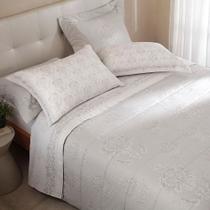 Jogo de Cama Queen Gran Percal 200 Fios Buddemeyer Majestic 100% Algodão Penteado Estampado 4 peças