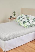 Jogo De Cama Queen Harmonia Microfibra Verde 2 Peças Jogo De Cama Queen Harmonia Microfibra Verde 2 Peças