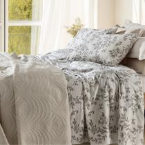 Jogo de Cama Queen Home Design Percal 200 Fios Corttex Jade Jogo de Cama Queen Home Design Percal 200 Fios Corttex Jade