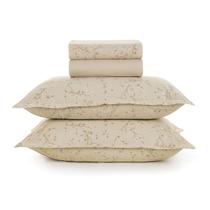 Jogo De Cama Queen Karsten 160 Fios 100% Algodão Percal 4pçs