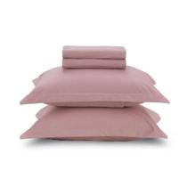 Jogo de Cama Queen Karsten 180 Fios Percal Liss Rosa