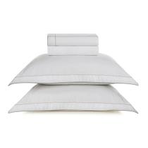 Jogo de Cama Queen Karsten Bali 200 Fios Branco 4 Pçs 303534 Jogo de Cama Queen Karsten Bali 200 Fios Branco 4 Pçs 303534