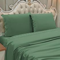 Jogo De Cama Queen Kayla 300 Fios Bordado Fino Super Macio Jogo De Cama Queen Kayla 300 Fios Bordado Fino Super Macio