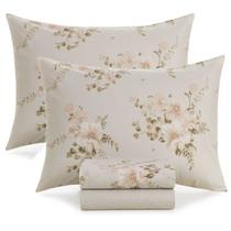 Jogo De Cama Queen Lençol 100% Algodão 4 Peças Nice 160 Fios Karsten Jogo De Cama Queen Lençol 100% Algodão 4 Peças Nice 160 Fios Karsten