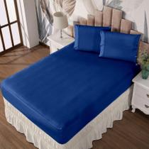 Jogo De Cama Queen Lençol E Fronha Prático Malha Lisa 3 Pç Jogo De Cama Queen Lençol E Fronha Prático Malha Lisa 3 Pç