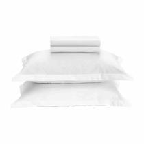 Jogo de Cama Queen Liss 180 fios 100% algodão 4 peças Branco