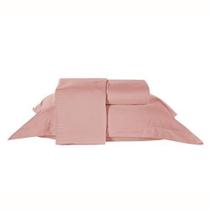 Jogo de Cama Queen Luma Comfort Rosa Argila Hedrons