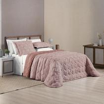 Jogo de Cama Queen Madelyn Cobre Leito 300 Fios - Rosa