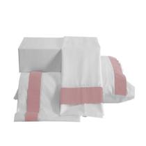 Jogo de Cama Queen Marrocos Rosé Casaborda 4 peças