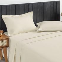 Jogo de Cama Queen Percal 200 Fios 100% Algodão 4 Peças Siena