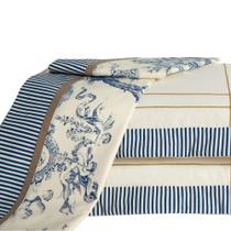 Jogo de Cama Queen Porcelana 4 Peças Porcelana 200 Fios Percal Palha - Olivia Enxovais Jogo de Cama Queen Porcelana 4 Peças Porcelana 200 Fios Percal Palha - Olivia Enxovais