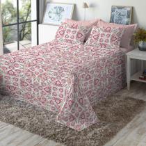 Jogo de Cama Queen Premium Plus 4 Peças com Elástico 100% Algodão. Jogo de Cama Queen Premium Plus 4 Peças com Elástico 100% Algodão.