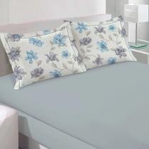 Jogo de Cama Queen Reflete Estampado Jamile 180 Fios Buettner 3 peças