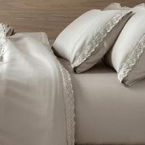 Jogo De Cama Queen Romantic Bordado Inglês Corttex
