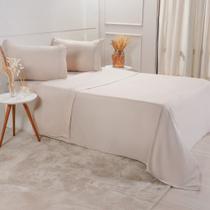 Jogo de Cama Queen Serenitá 4 Pçs Bordado Festonê 158x198x35cm