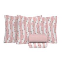 Jogo de Cama Queen Size 130 Fios Fiori - Alana (7672) Jogo de Cama Queen Size 130 Fios Fiori - Alana (7672)
