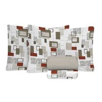 Jogo de Cama Queen Size 180 Fios Fiori - Samuel (7819)
