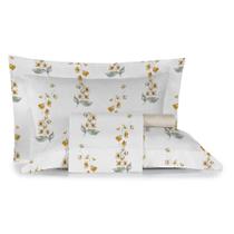 Jogo de Cama Queen Size 180 Fios Nova América - Magda (7768)