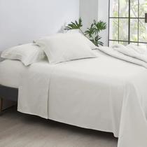 Jogo de Cama Queen Size 300 Fios 240X260m Off-White Sultan