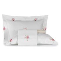 Jogo De Cama Queen Size 300 Fios Nova América - Romana 7771