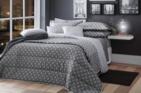 Jogo de Cama Queen Size 4 Peças Percal 140 Fios Sultan Realce Premium Hugo Jogo de Cama Queen Size 4 Peças Percal 140 Fios Sultan Realce Premium Hugo