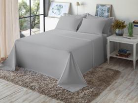 Jogo De Cama Queen Size Liso 130 Fios Fiori