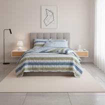 Jogo de Cama Queen Teka Crystal 4 Peças 100 Algodão