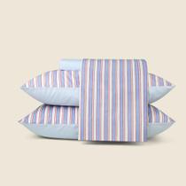 Jogo de cama Sea Stripes Microfibra - ACASA
