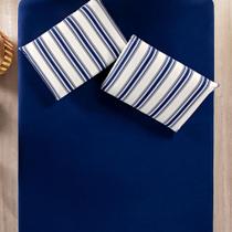 Jogo De Cama Solteiro 03 Peças Malha De Algodão - Fio 30/1 Penteado 135g/m2