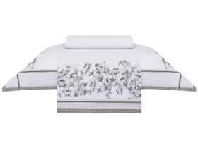 Jogo de Cama Solteiro 100% Algodão Buddemeyer Magnolia Branco 3 Peças